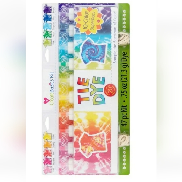 : * 2 new pks of Create Basics Kit Tie Dye. Each kit has 47 PCS, 10 Colors! NEW - Picture 2 of 12